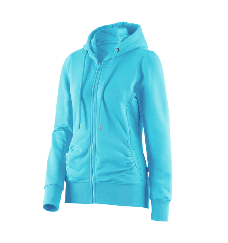 Shirts & Co.: e.s. Hoody-Sweatjacke poly cotton, Damen + capri