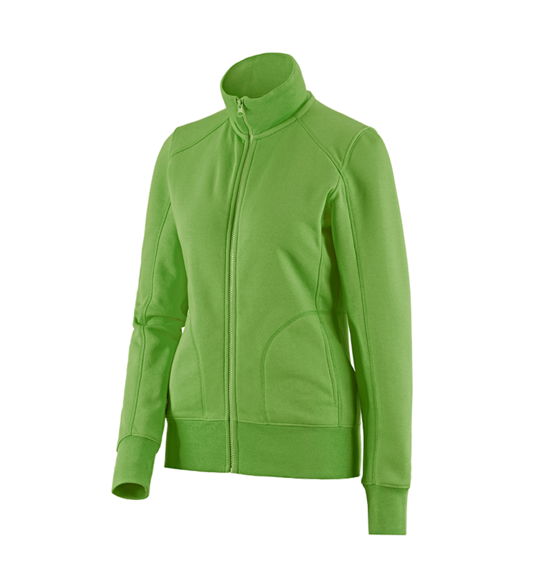 Hauts: e.s. Veste sweat poly cotton, femmes + vert d'eau 2