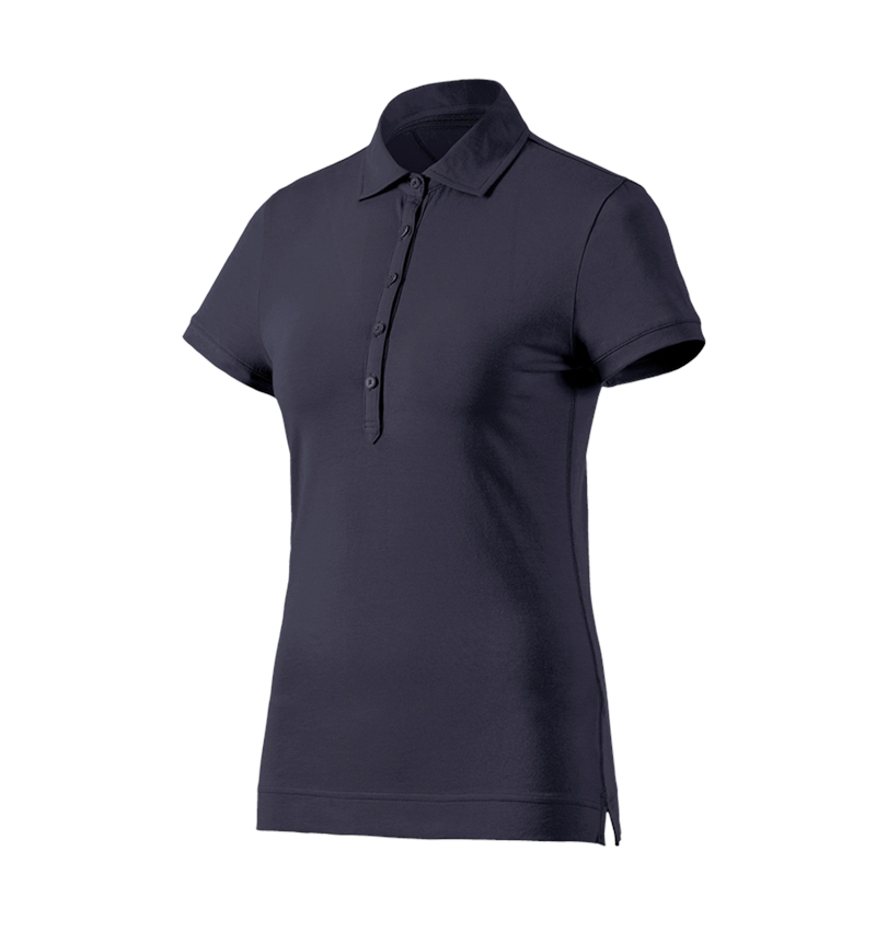 Shirts, Pullover & more: e.s. Polo shirt cotton stretch, ladies' + navy