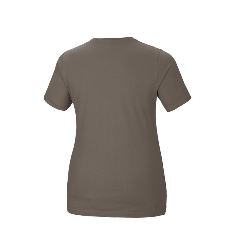 Shirts, Pullover & more: e.s. T-shirt cotton stretch, ladies', plus fit + stone 3