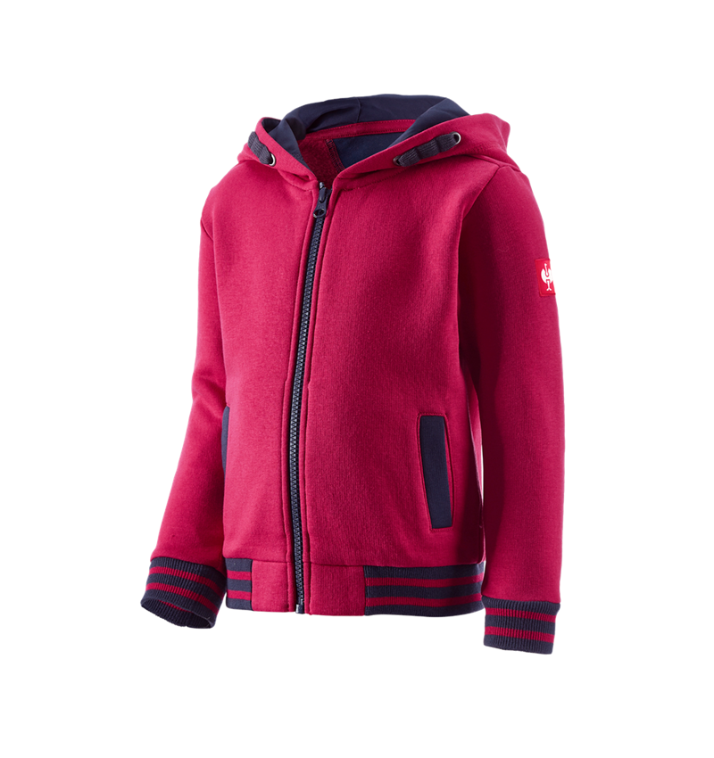 Hauts: Hoody sweat zippé e.s.motion 2020, enfants + magenta/bleu foncé 4