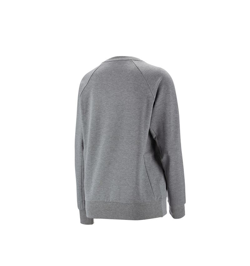 Shirts, Pullover & more: e.s. Sweatshirt cotton stretch, ladies' + grey melange 3