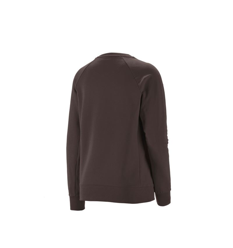 Shirts, Pullover & more: e.s. Sweatshirt cotton stretch, ladies' + chestnut 3