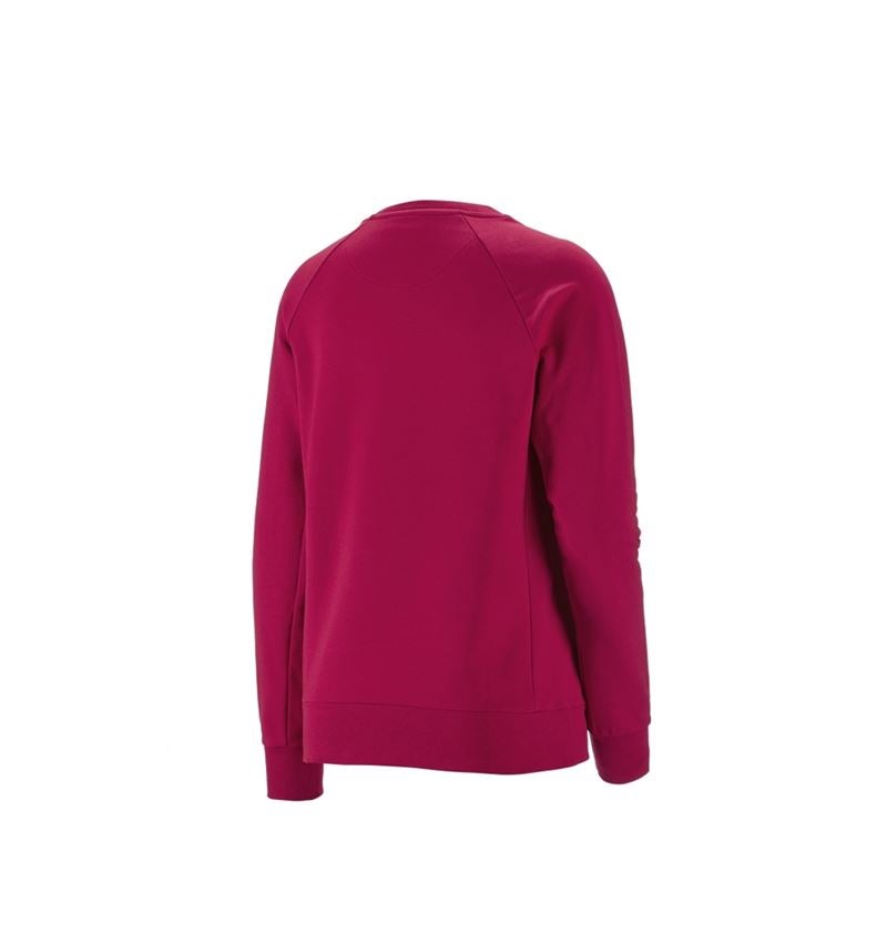 Shirts, Pullover & more: e.s. Sweatshirt cotton stretch, ladies' + berry 1