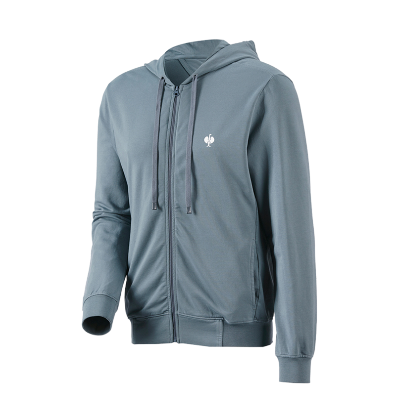 Topics: Hooded sweat jacket e.s.motion ten + smokeblue vintage 2