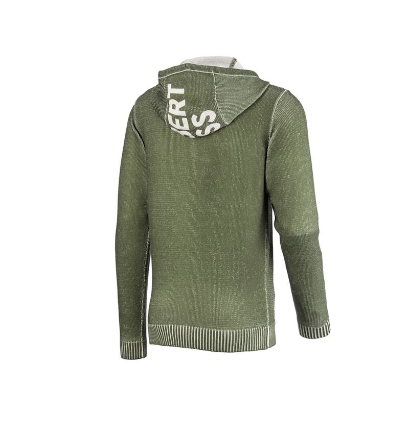 Shirts, Pullover & more: Knitted hoody e.s.iconic + mountaingreen 5