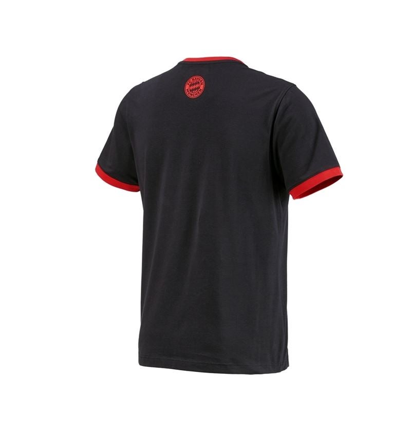 Shirts & Co.: FCB Premium T-Shirt Cotton Stretch Pocket + black/straussred 8