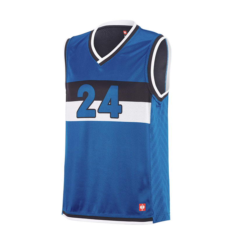 Shirts & Co.: Funktions Tank-Shirt e.s.ambition + enzianblau/graphit 7