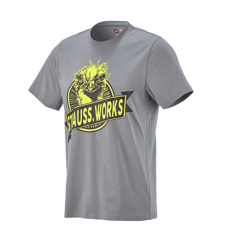 Shirts & Co.: e.s. T-Shirt strauss works + platin 3