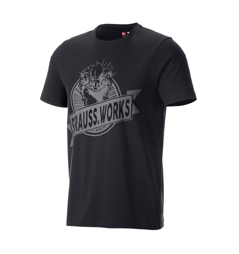 Shirts & Co.: T-Shirt e.s.iconic works + schwarz 3