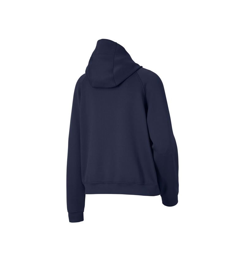 Shirts, Pullover & more: Modal Hoody e.s.avida, ladies' + navy 3