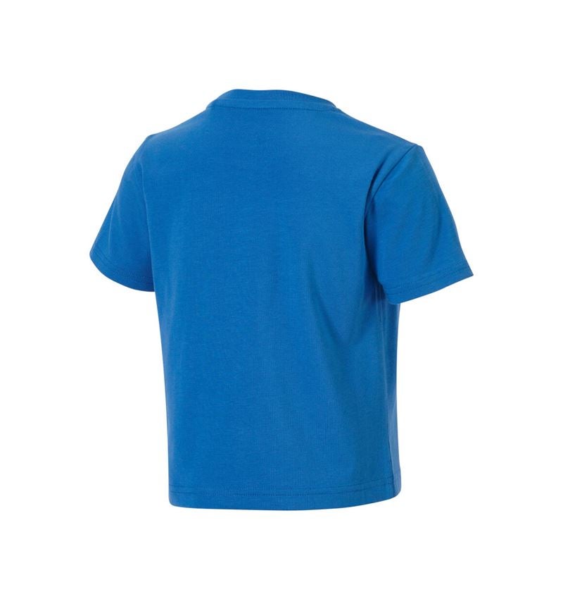 Clothing: T-shirt e.s.e:pic, children's + gentianblue/graphite 3