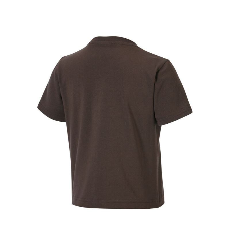 Shirts, Pullover & more: T-shirt e.s.e:pic, children's + chestnut/seagreen 2