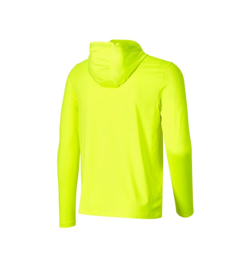 Clothing: Visibility function. hoody-longsleeve UV e.s.trail + high-vis yellow/black 5