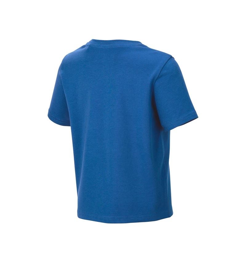 Shirts, Pullover & more: e.s. T-Shirt cotton stretch engelbird, children's + engelbird8/gentianblue 4