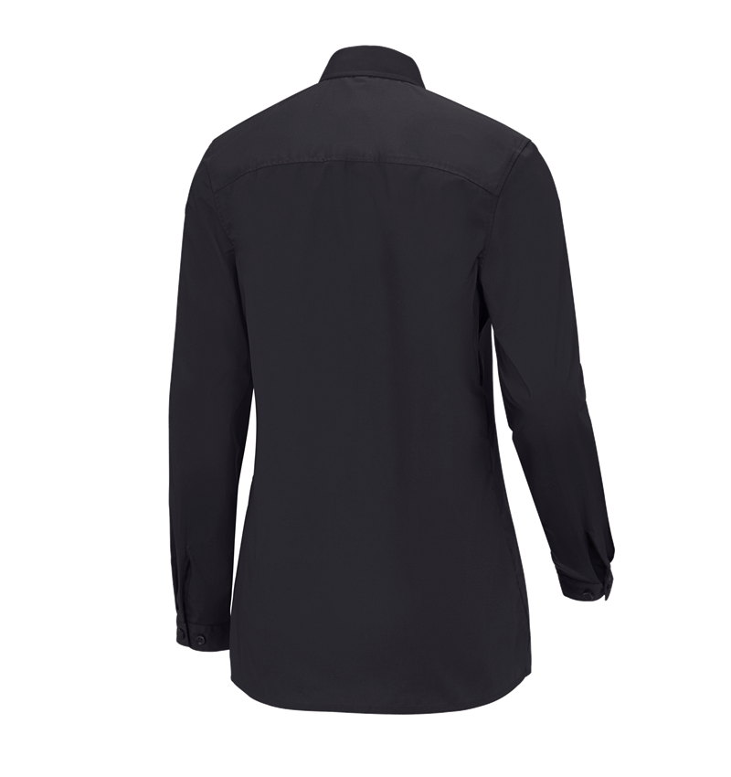 Shirts, Pullover & more: e.s. Service blouse long sleeved + black 1