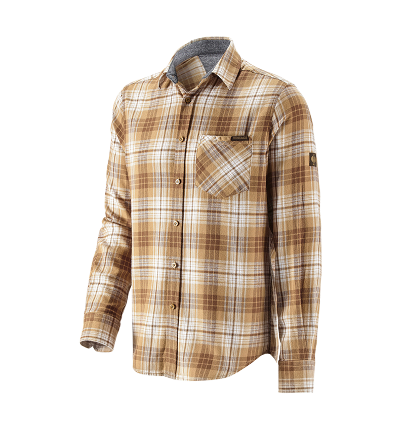 Shirts, Pullover & more: Check shirt e.s.vintage + sepia checked 6