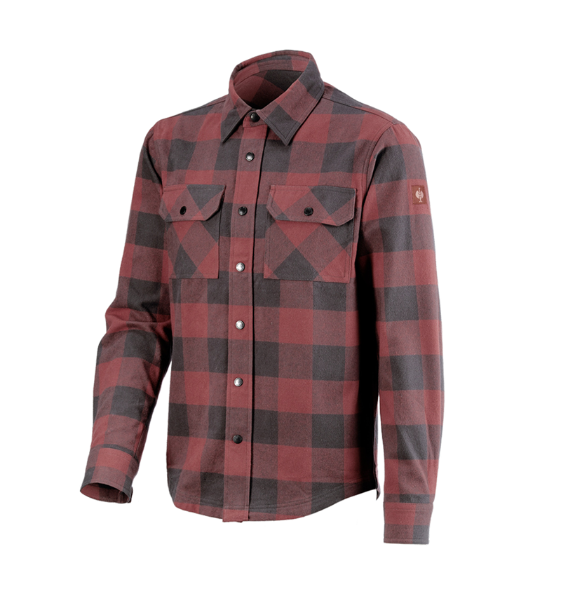 Shirts, Pullover & more: Check shirt e.s.iconic + oxidred/carbongrey 4