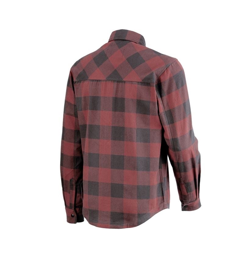 Shirts, Pullover & more: Check shirt e.s.iconic + oxidred/carbongrey 5