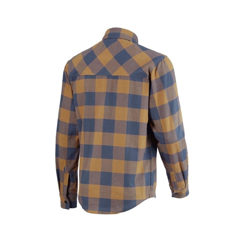 Shirts, Pullover & more: Check shirt e.s.iconic + almondbrown/oxidblue 6