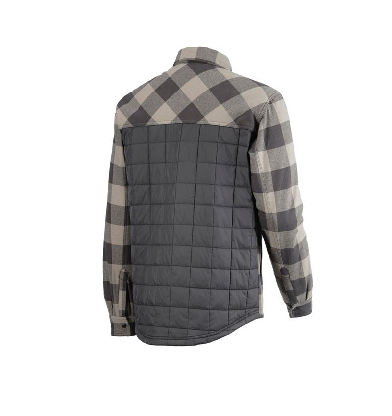 Thèmes: Chemise à carreaux toute saison e.s.iconic + gris dauphin/gris carbone 7