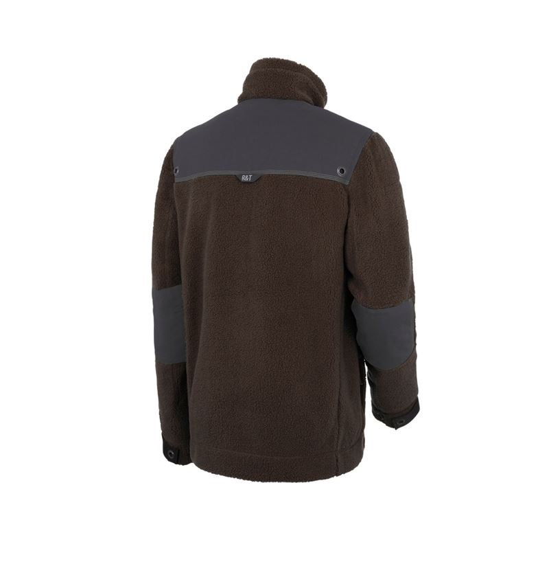 Cold: Faux fur jacket e.s.roughtough  + bark 5