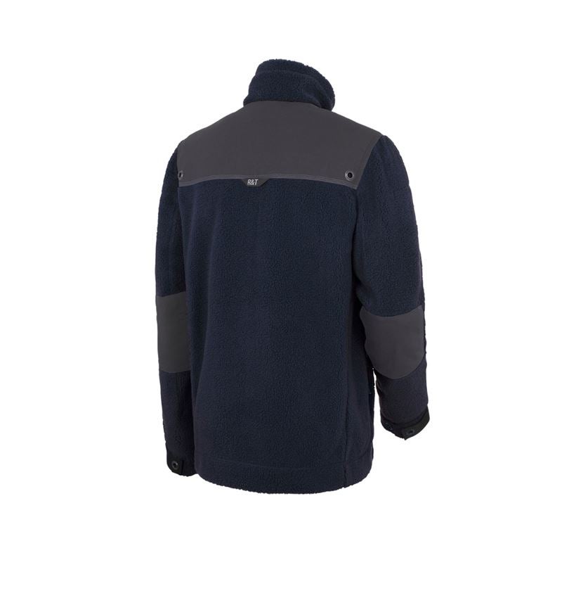 Cold: Faux fur jacket e.s.roughtough  + midnightblue 3