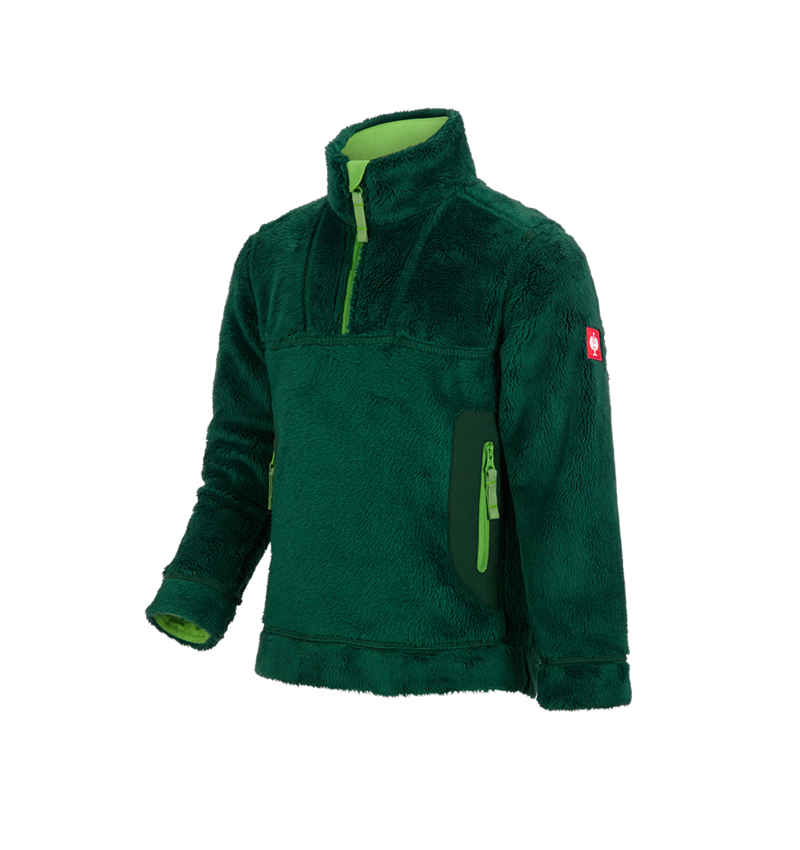 Hauts: Pull camionneur Highloft e.s.motion 2020, enfants + vert/vert d'eau 2