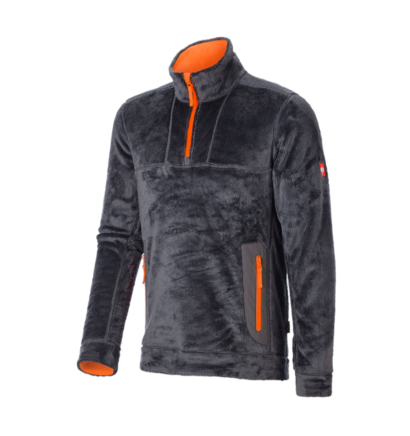 Pull camionneur Highloft e s motion 2020 anthracite/orange fluo Strauss