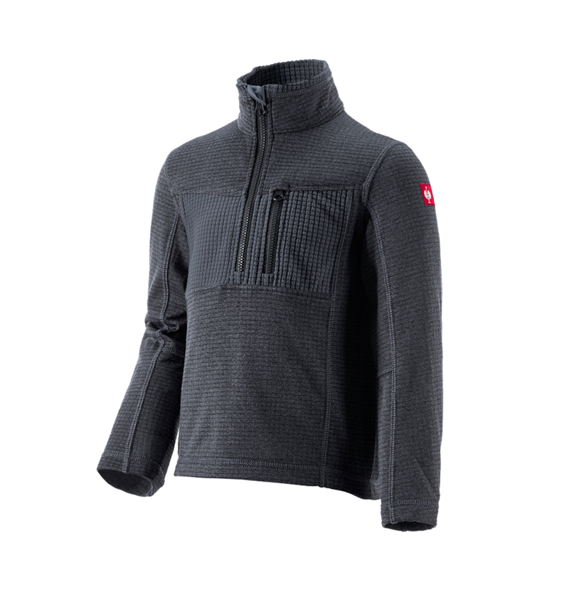 Hauts: Pull camionneur climacell e.s.dynashield, enfants + graphite mélange 2
