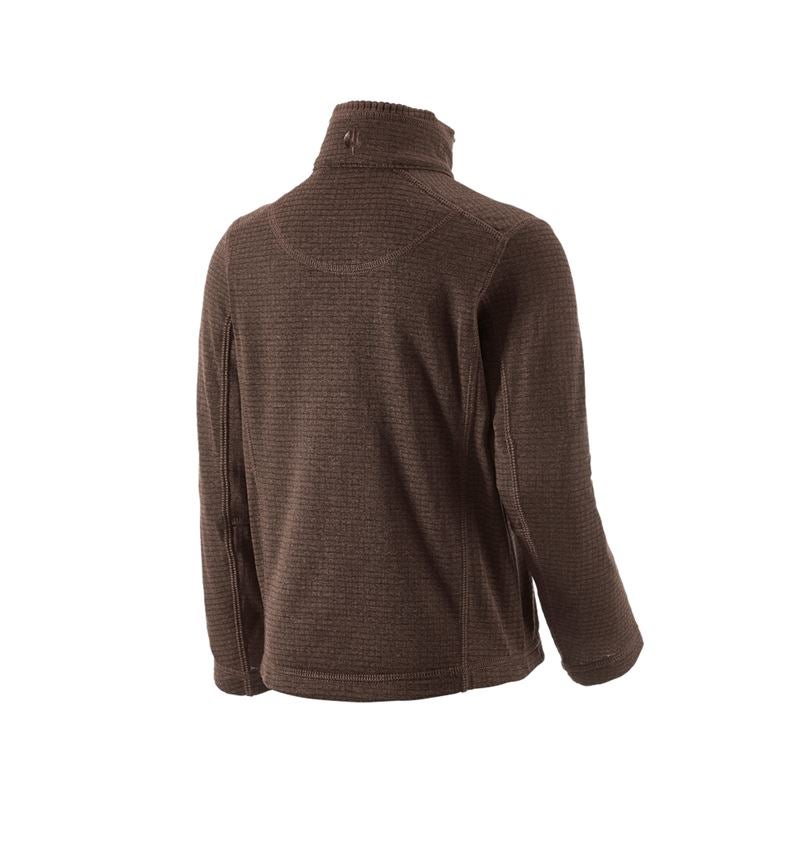 Hauts: Pull camionneur climacell e.s.dynashield, enfants + marron mélange 3