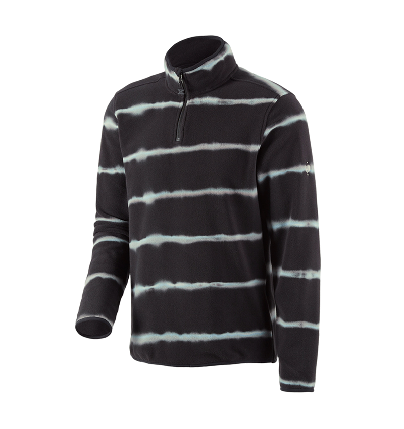 Themen: Fleece Troyer tie-dye e.s.motion ten + oxidschwarz/magnetgrau 2