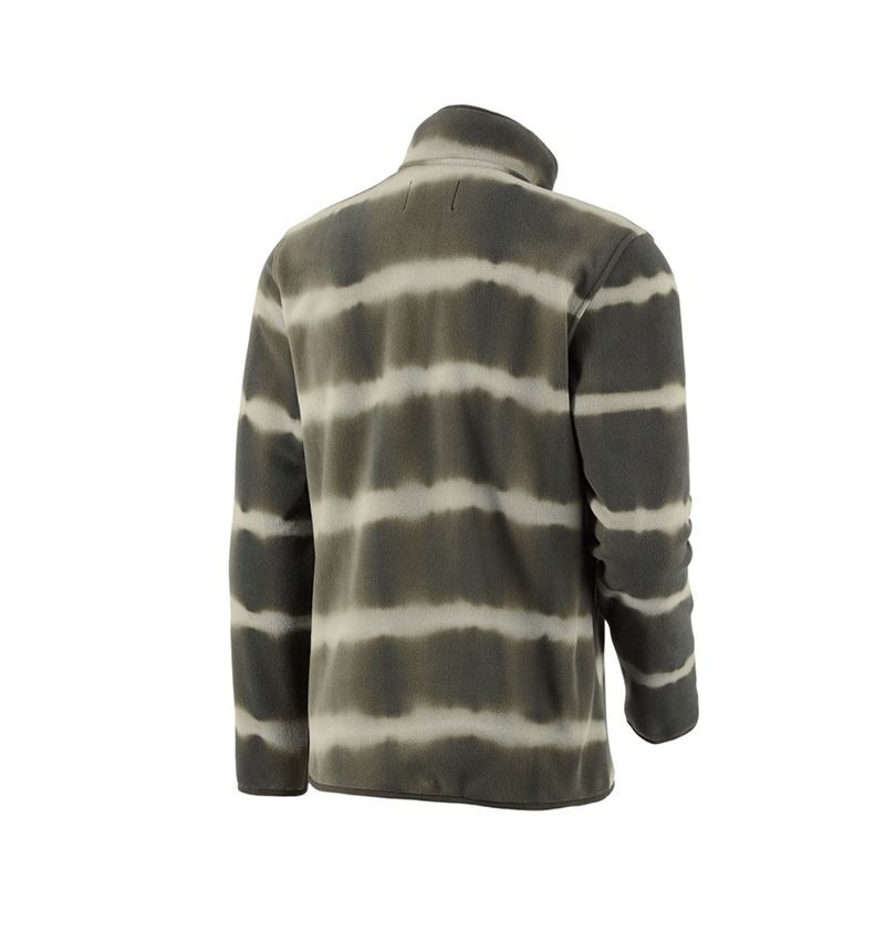 Themen: Fleece Troyer tie-dye e.s.motion ten + tarngrün/moorgrün 3