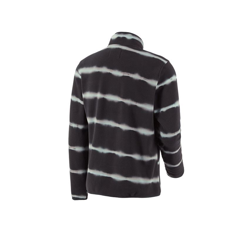 Themen: Fleece Troyer tie-dye e.s.motion ten + oxidschwarz/magnetgrau 3