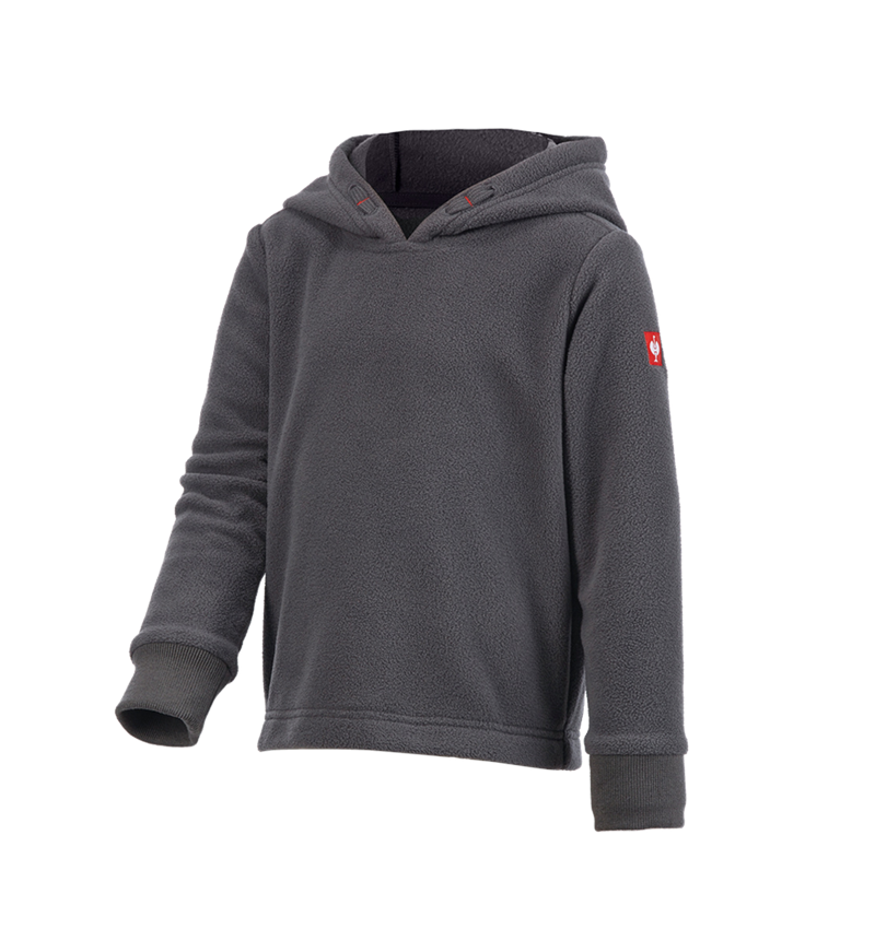 Accessoires: e.s. Fleece Hoody, Kinder + anthrazit 2