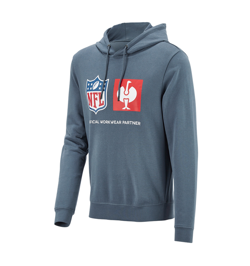 Collaborations: NFL Hoodie cotton + bleu oxyde 5