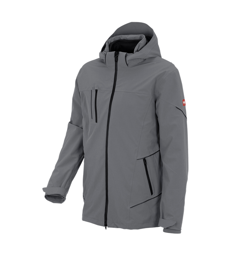Jacken: 3 in 1 Funktionsjacke e.s.vision, Herren + zement