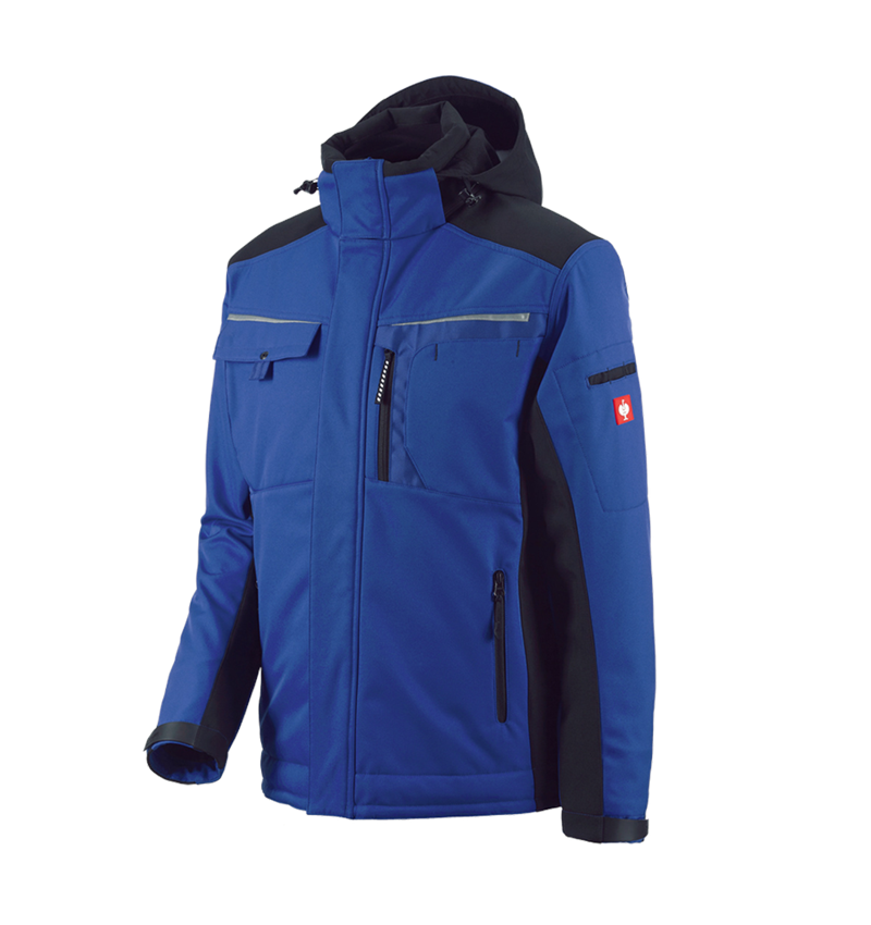 Work Jackets: Softshell jacket e.s.motion + royal/black 7