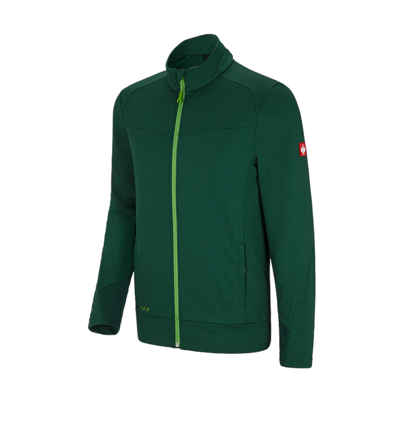 Vestes de travail: FIBERTWIN® clima-pro veste e.s.motion 2020 + vert/vert d'eau 2