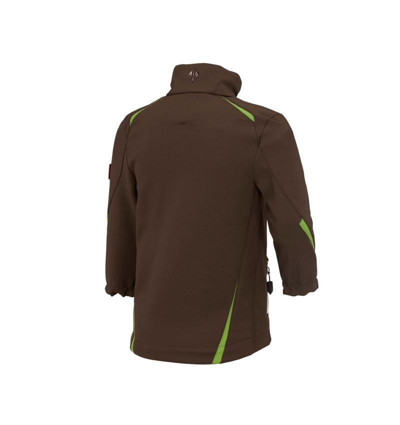 Themen: Softshelljacke e.s.motion 2020, Kinder + kastanie/seegrün 3