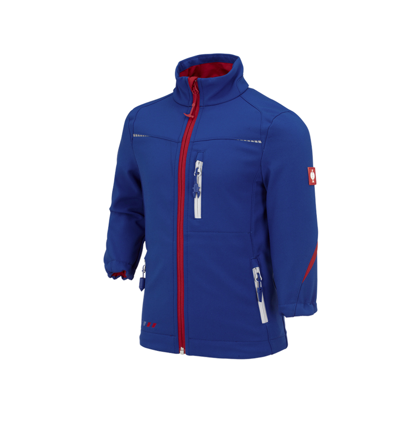 Jackets: Softshell jacket e.s.motion 2020, children's + royal/fiery red 3