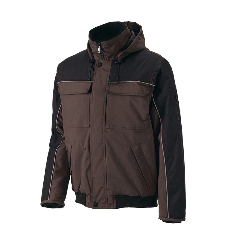 Jacken: Pilotenjacke e.s.image + braun/schwarz