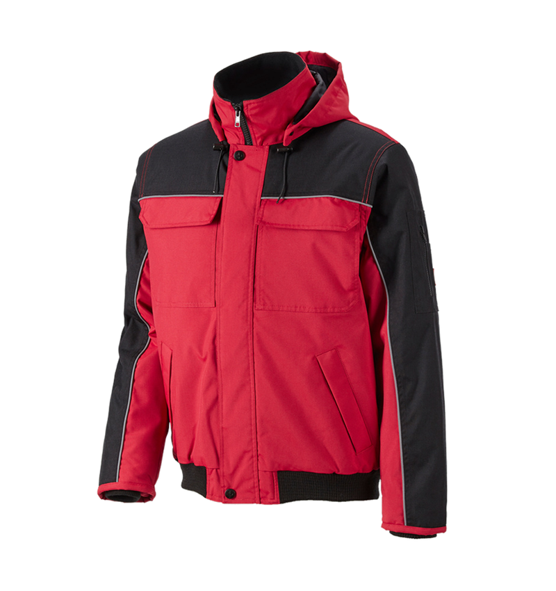 Vestes de travail: Blouson aviateur e.s.image + rouge/noir 3