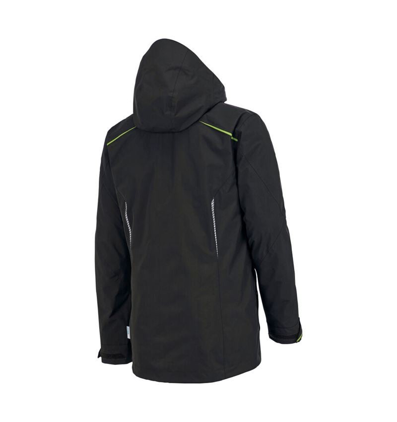 Topics: 3 in 1 functional jacket e.s.motion 2020, men's + black/seagreen 6