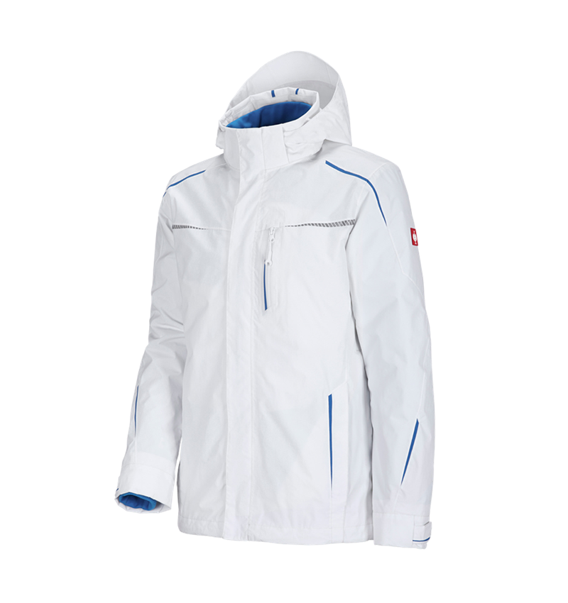 Cold: 3 in 1 functional jacket e.s.motion 2020, men's + white/gentianblue 3