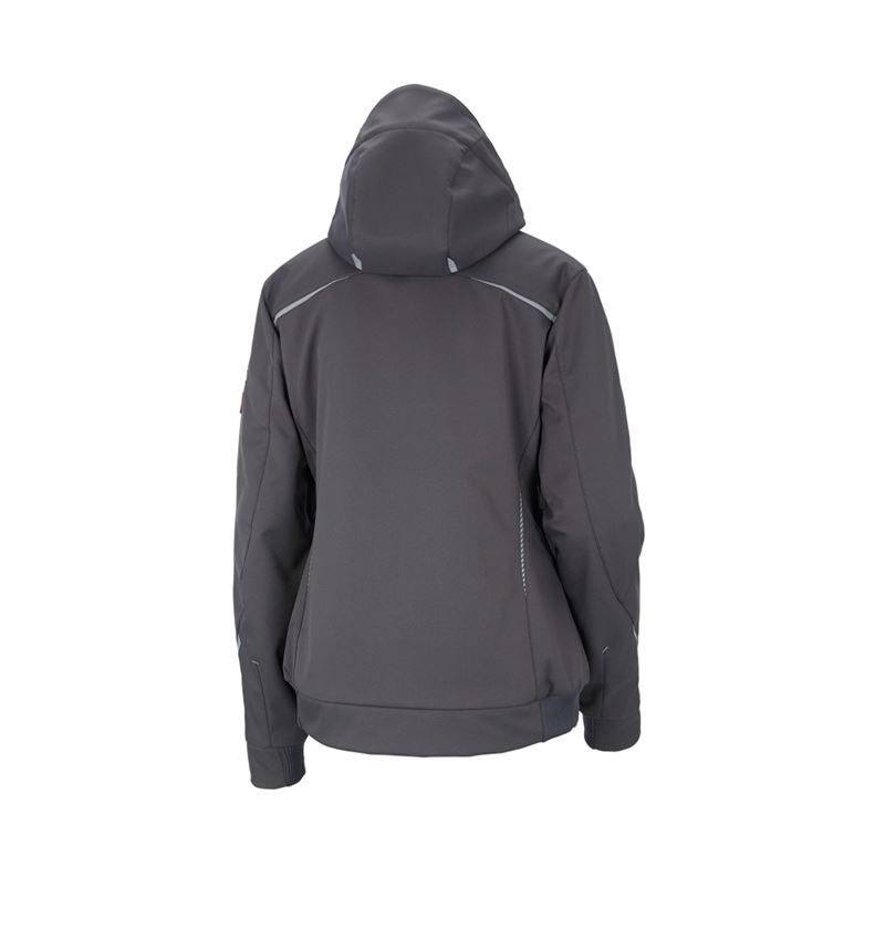 Work Jackets: Winter softshell jacket e.s.motion 2020, ladies' + anthracite/platinum 5