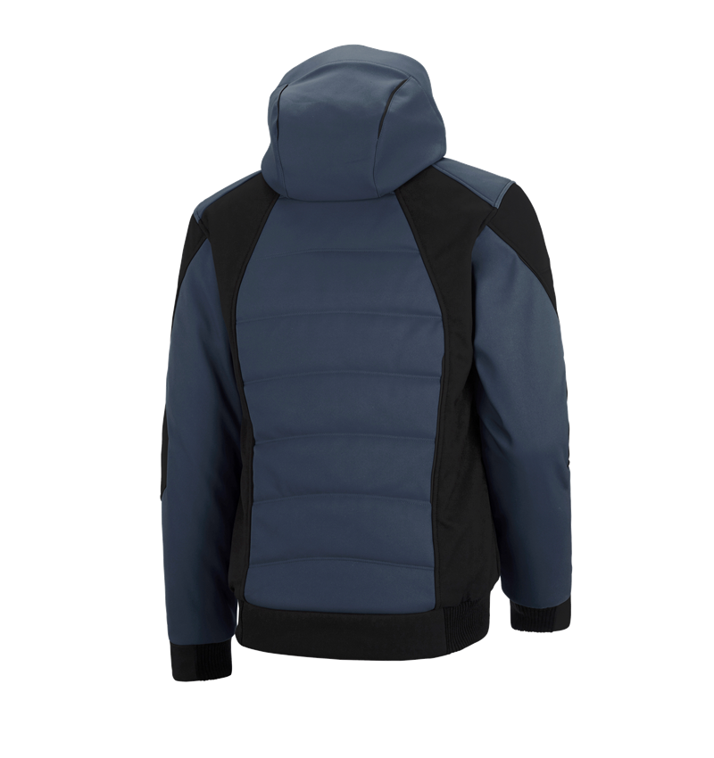 Jacken: Winter Softshelljacke e.s.vision + pazifik/schwarz 3