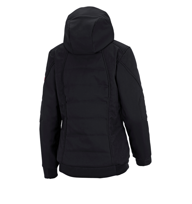 Kälte: Winter Softshelljacke e.s.vision, Damen + schwarz 3