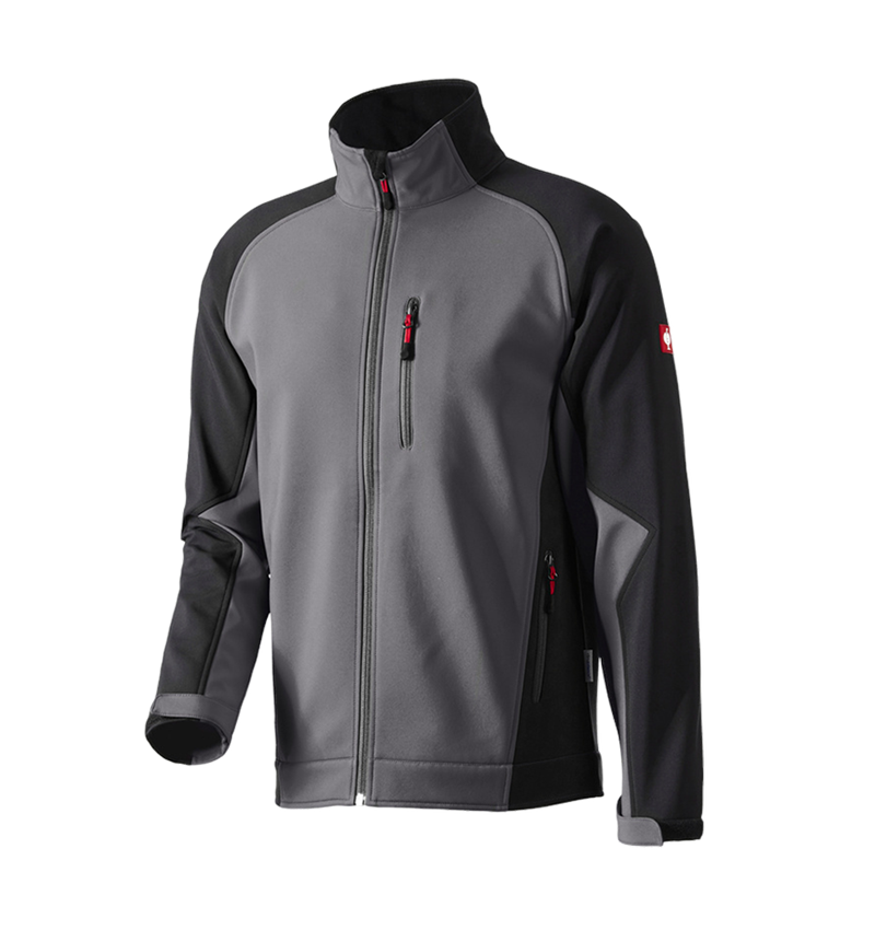 Jacken: Softshell Jacke dryplexx® softlight + anthrazit/schwarz 4