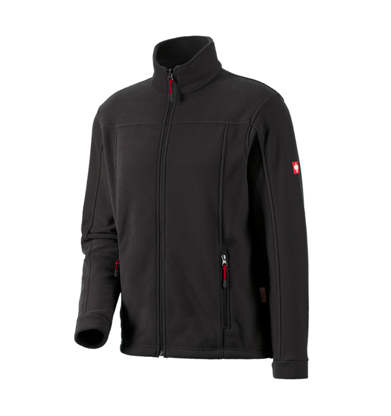 Jacken: Fleecejacke e.s.classic + schwarz 2